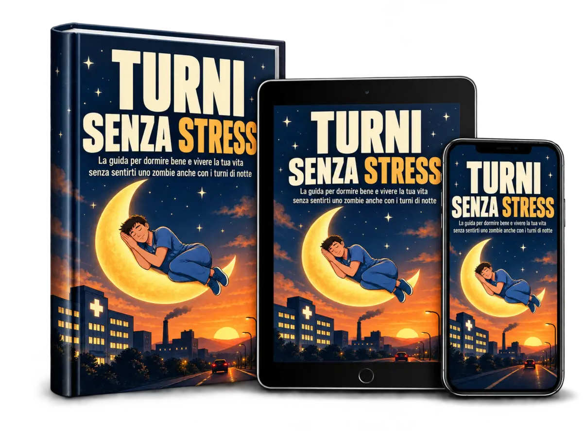 La guida Turni Senza Stress su libro, tablet e telefono